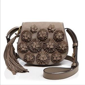 Tory Burch Mini Embellished Saddle Purse